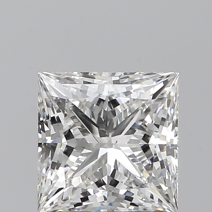 1.72 Carat H-VS1 Ideal Princess Diamond